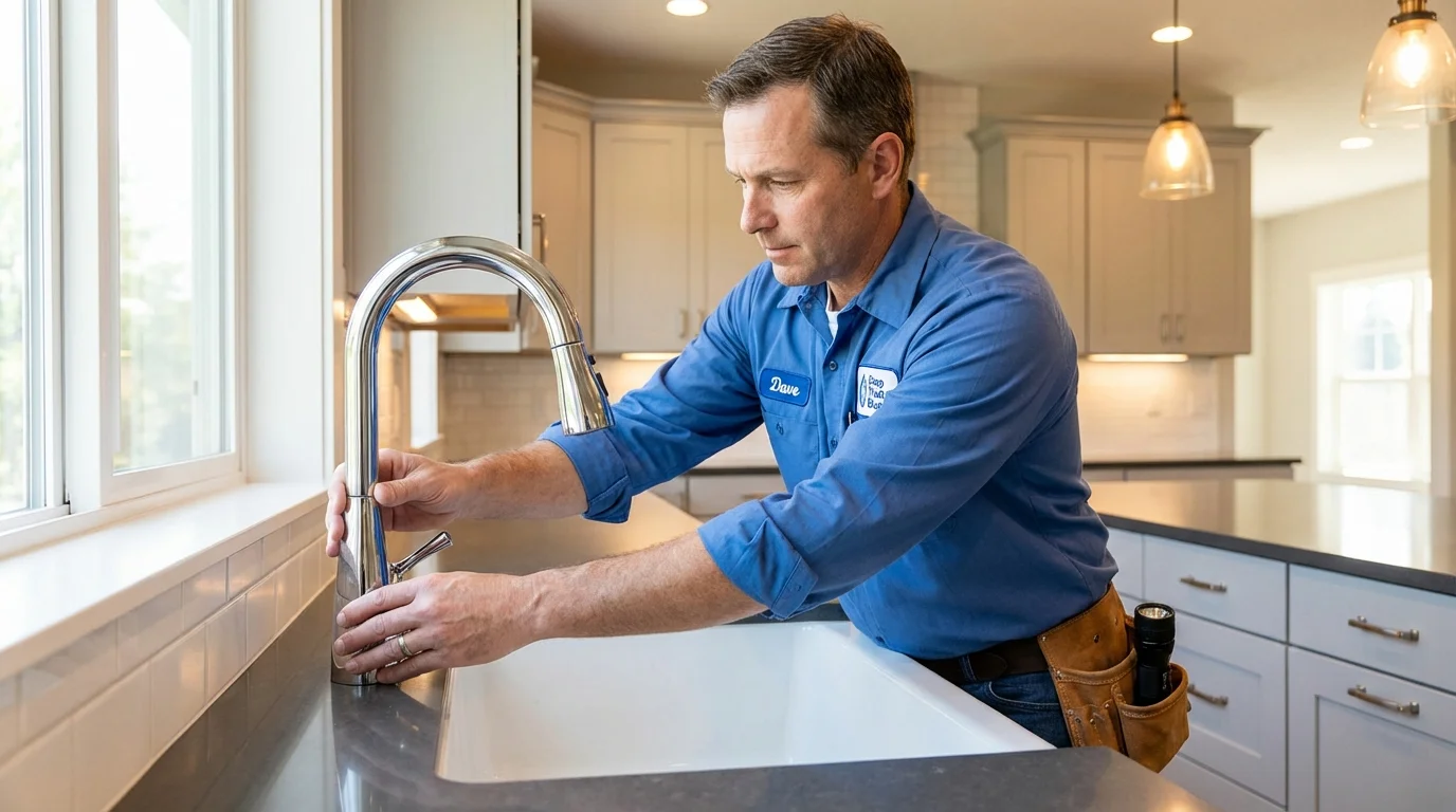 Kitchen faucet installation by Johns Plumbing LLC in Winnett