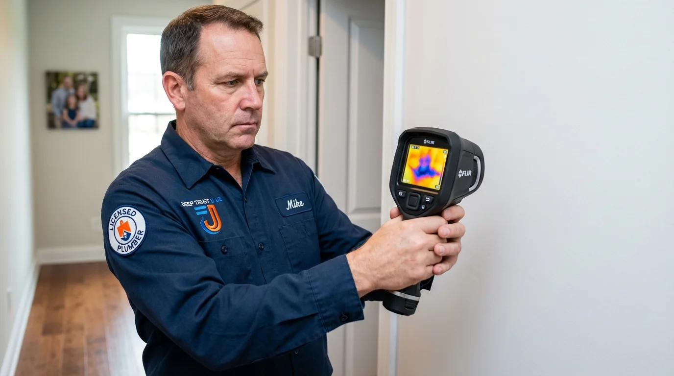 Thermal imaging leak detection by Johns Plumbing LLC in Winnett